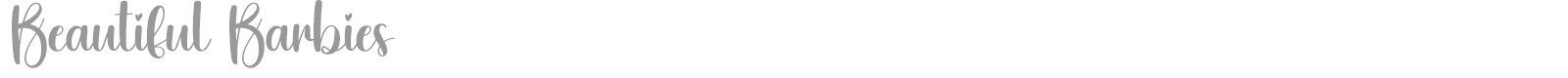 Beautiful Barbies font preview